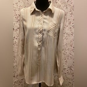 Tommy Hilfiger - Women’s Pullover Striped Long Sleeve with Roll-Up Tab (NWT)